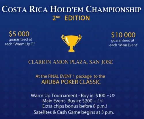 Segunda edición del Costa Rica Hold'Em Championship 0001