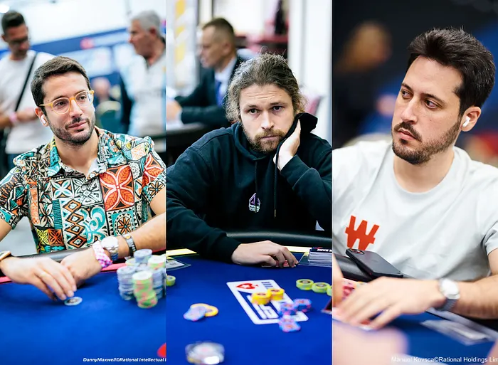Juan Pardo, Ben Heath e Adrian Mateos EPT Malta