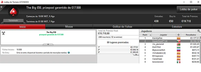Poker Online: ninesoup Vence Super Special €100 e Recebe €14,040 & Mais 103
