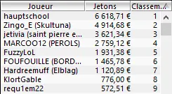 MTT Online : "Elky" dans le 6-Max 250€, "yellowhat" en PLO heads-up 106