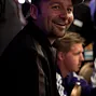 Daniel Negreanu has a big smile after doubling up on an all in.