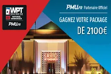 PMU.fr : Satellites WPT National Marrakech Poker  (packages  2.100€)