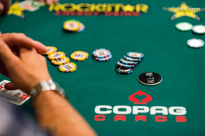 Dealing With a Short Stack All-In in a Small Stakes WSOP Event