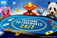 Festival de Freerolls 24/7 na 888poker