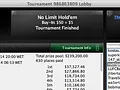 Nandinhojah 3º no Sunday Million (3k), Alê Gomes 4º no Sunday 0 & Mais 105