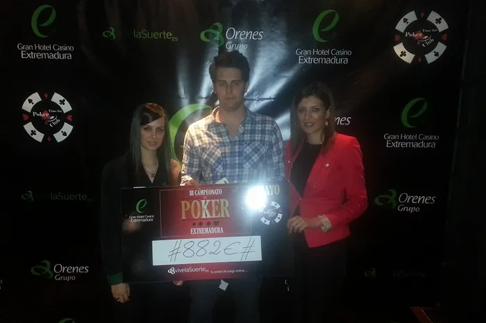 III Campeonato de Póker de Extremadura, Manuel Coronado ganador 0001