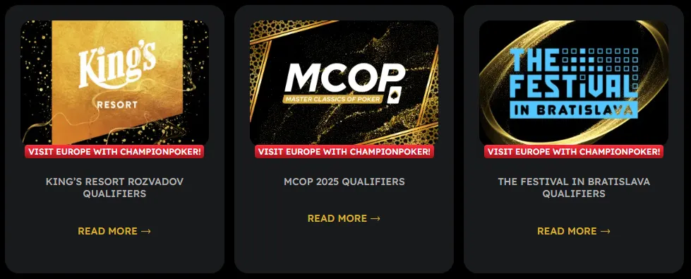 satélites online championpoker