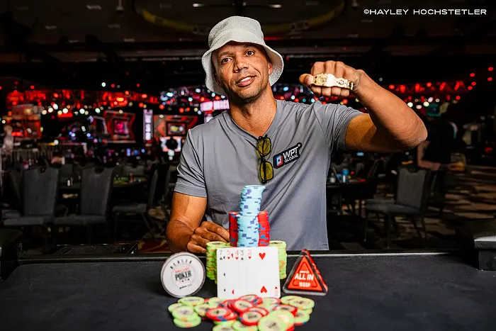 Phil Ivey - Winner of the $10,000 Limit 2-7 Triple Draw Championship (2024 WSOP)