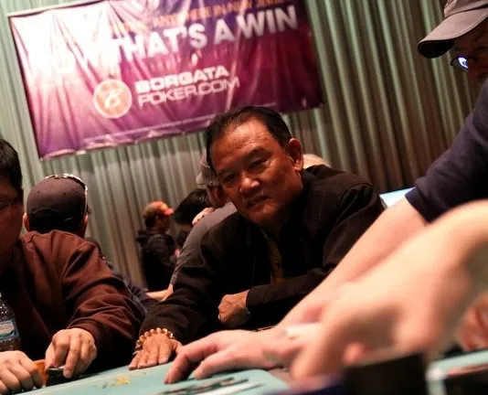 Men "The Master" Nguyen is Mixing it Up With the Seniors Here at Event 7