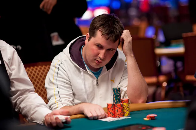 Thomas Conway - your Day 2 chip leader.