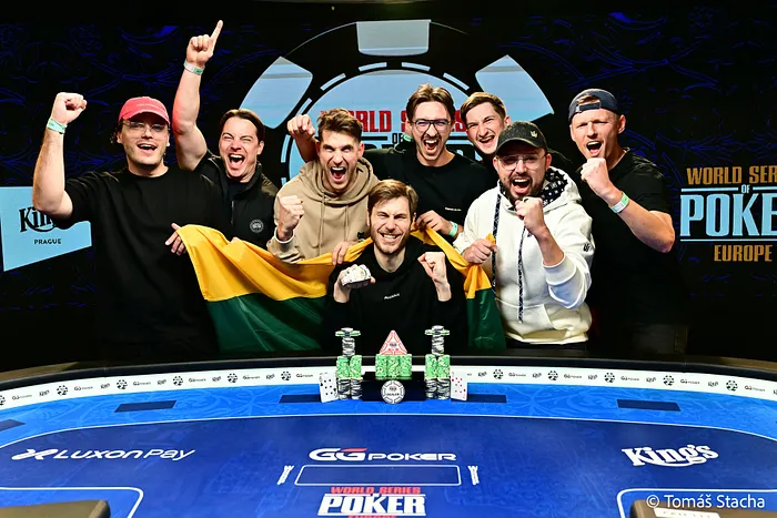 Marius Kudzmanas winner WSOPE 2026 Prague