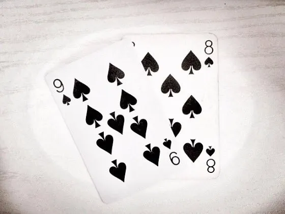 nine of spades, eight of spades
