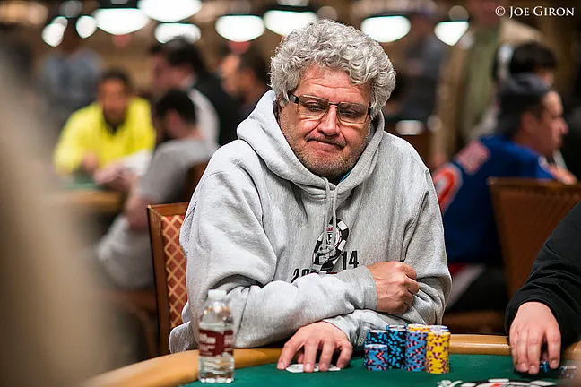 Konstantin Puchkov is the chip leader.