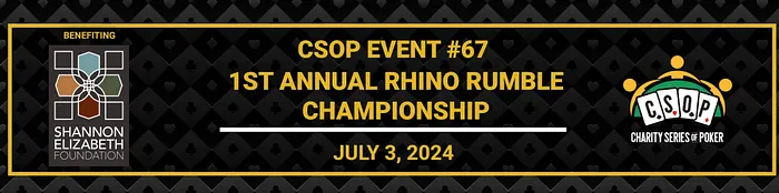 Charity Series of Poker (CSOP) Events in Las Vegas on the Horizon 103