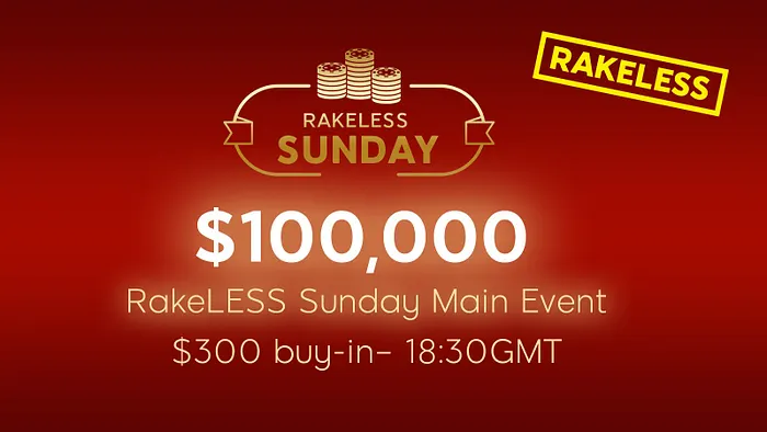 888poker RakeLESS Sunday Main Event