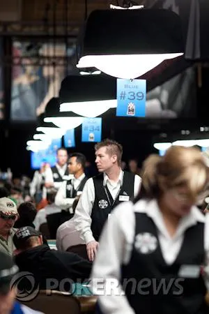 WSOP 2009 reportage : la bulle du Principal explose , un grand moment du poker 0001