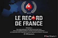 Record de France PokerStars