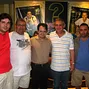 Leo Bello e com os jogadores de Goiânia - 1ª Etapa do BSOP 2008 Dia Final