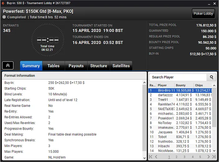 powerfest partypoker