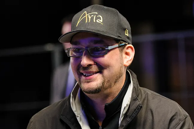 Phil Hellmuth is All Smiles After Dodging Mark Radoja's First Bullet