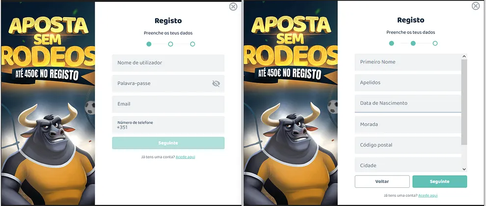 Interface do App Lebull
