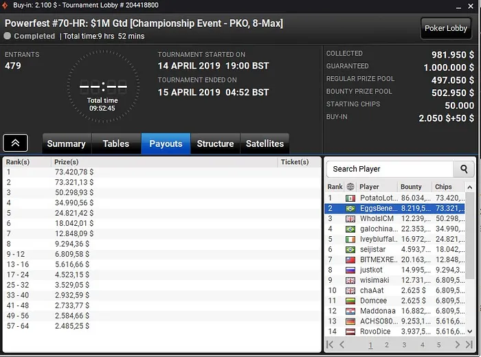 Thiago Grigoletti e Bruno Volkmann Disputam HU no Powerfest #70-H 102