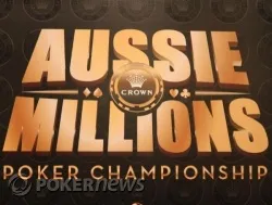 Break time at the Aussie Millions