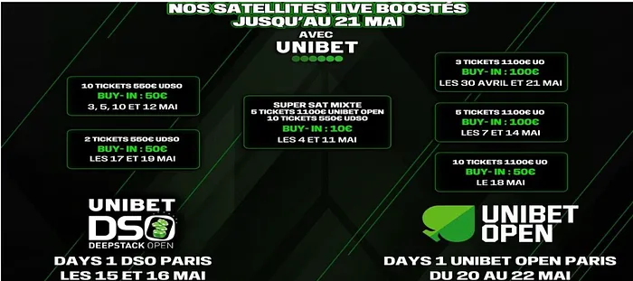 Unibet satellites DSO Paris