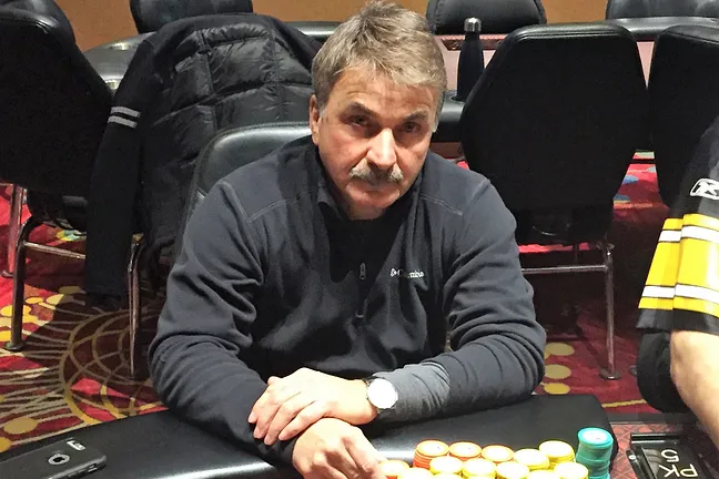 Final Day Chipleader Peter Mancini