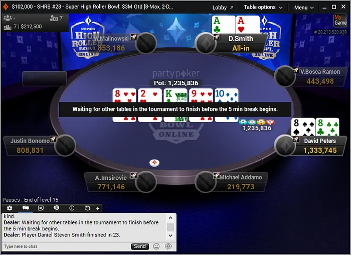 Dan Smith Eliminated