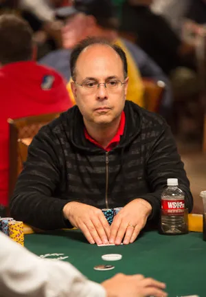 Robert Varkonyi (Seen Here at the Sight of His 2002 Main Event Victory) is Here Today Taking on the Seniors in Event 7