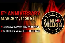 PokerStars Sunday Million 6th Anniversary