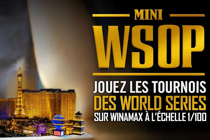 Mini WSOP Winamax : Le programme de la 3e édition 0001