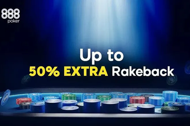 888poker 50% rakeback