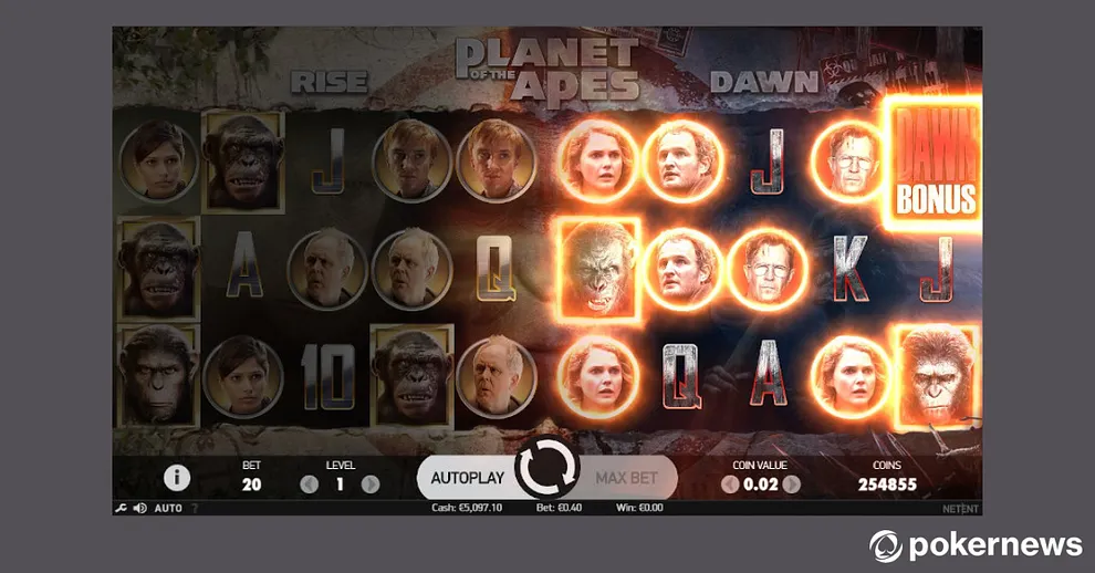 Planet of the Apes Slot Bonus