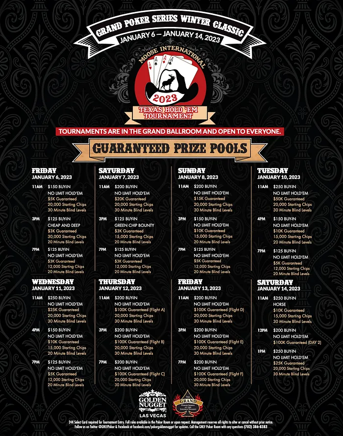 2023 Grand Poker Series Winter Classic