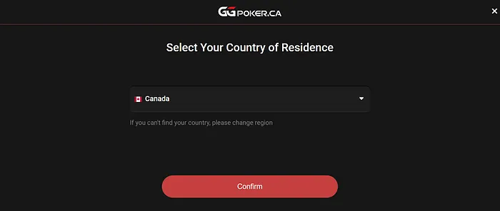 GG Poker ON Registration