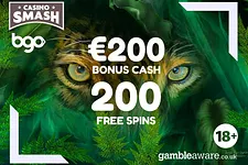 Your Gift: 200 Free Spins & A €200 Cash Bonus!