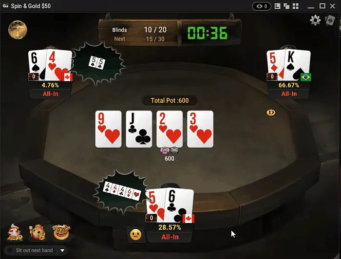 GGPoker Spin & Gold Board Squeeze