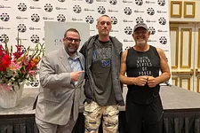 Brett Blackwood receives his bracelet