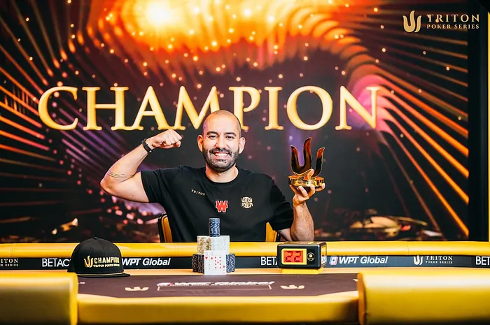 João Vieira campeão nas Triton Poker Jeju 2025