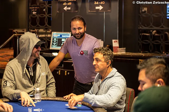 Phil Hellmuth, Daniel Negreanu, Joe Hachem