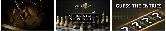 Three different promos available for the partypoker LIVE MILLIONS Europe