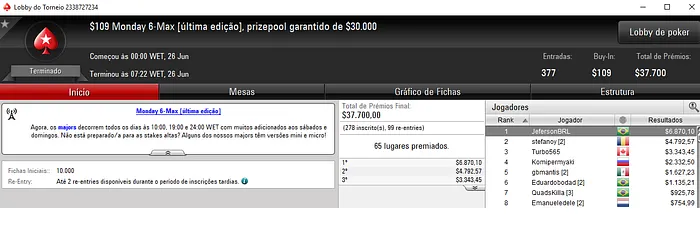 bombexploded Crava Mini Monday 6-Max e Chega aos 5 Dígitos & Mais 103