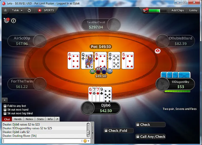 PokerStars Fusion é o Novo Jogo da PokerStars 102