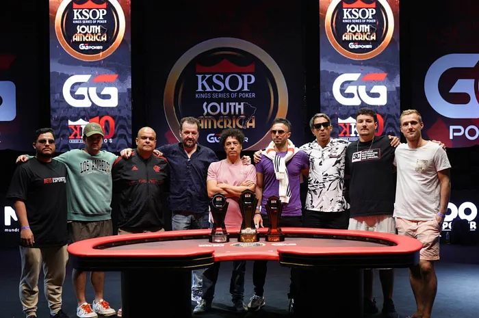 Mesa Final do Main Event do KSOP GGPoker South America