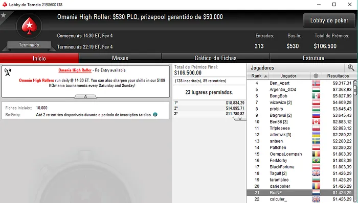 Rui "RuiNF" Ferreira Conquista Powerfest #49 High (,819) & Mais 103