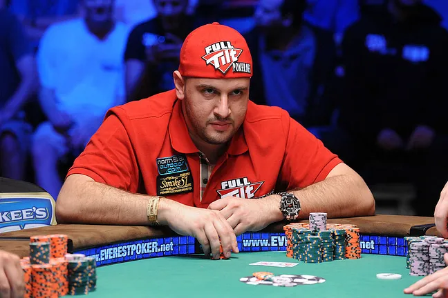 Michael Mizrachi, from Day 7 action