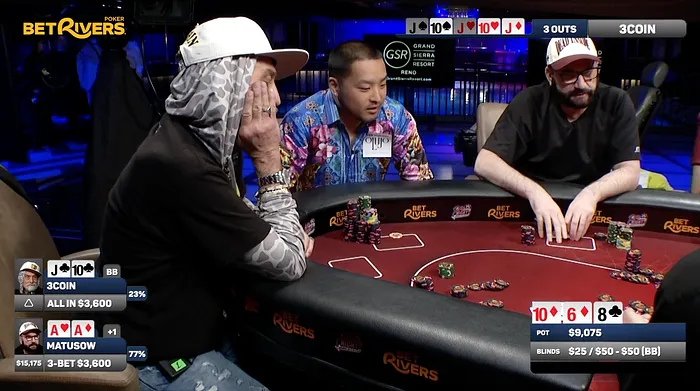 DJ Washburn Crushes While Phil Hellmuth Falters in Latest Hellmuth's Home Game 102