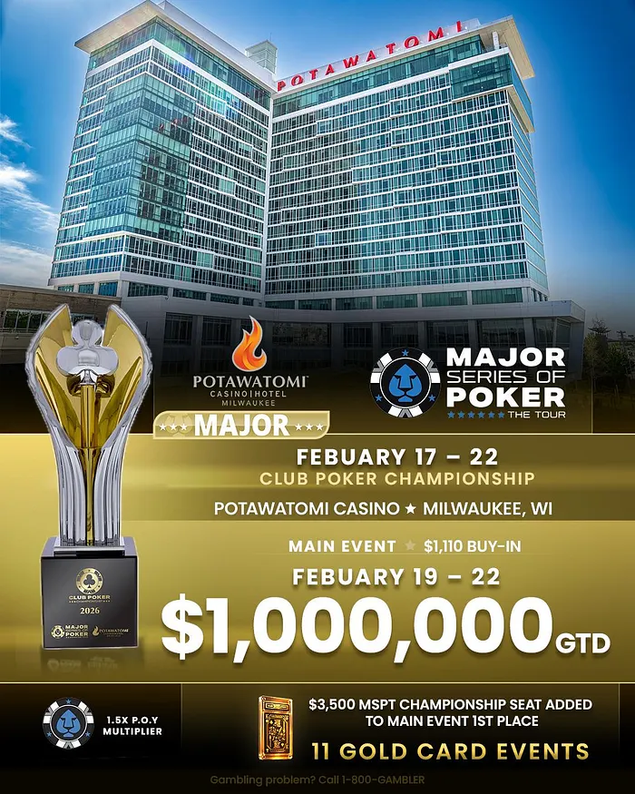 MSPT Club Poker Championship